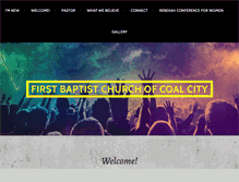 Tablet Screenshot of fbccoalcity.com